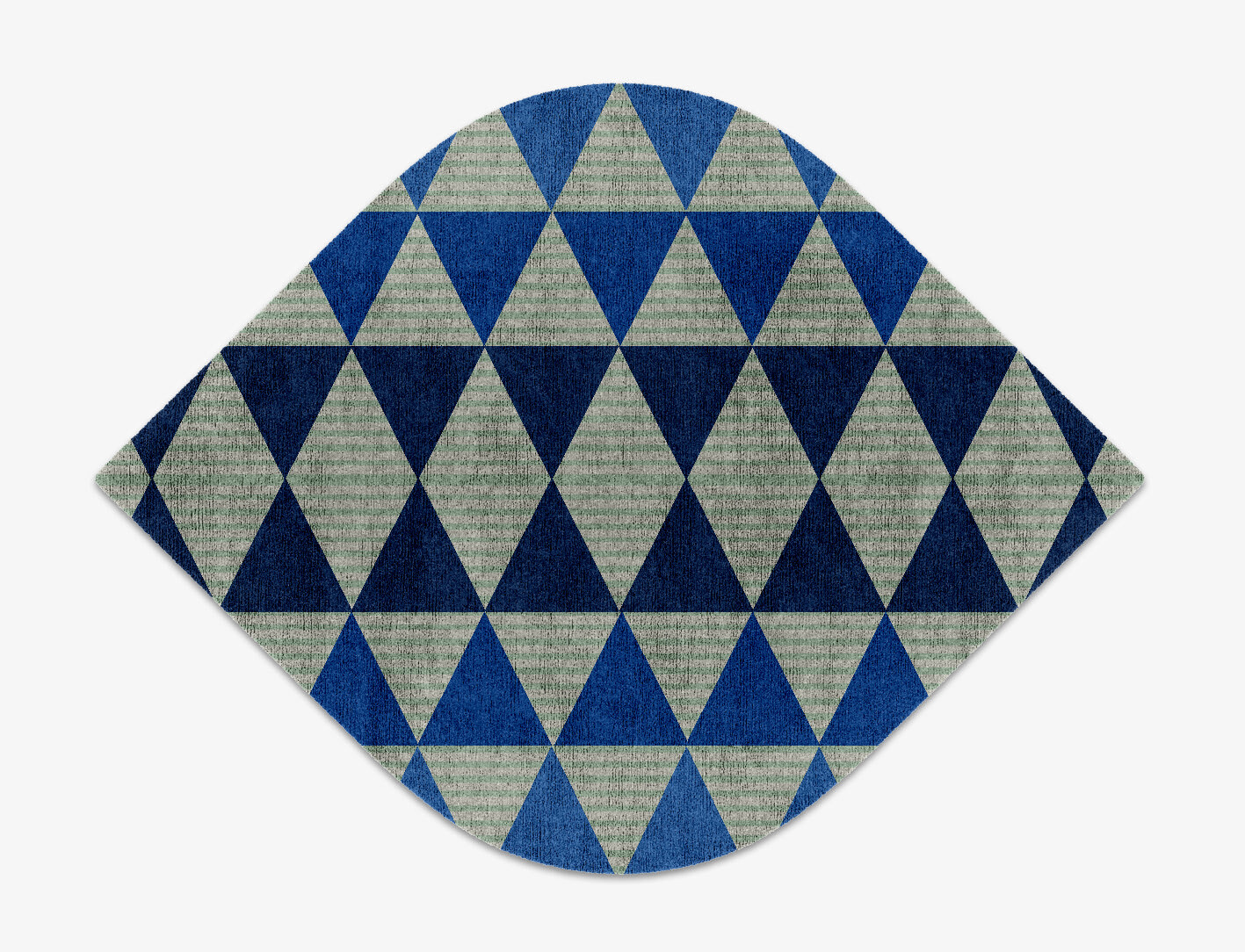 Sierra Geometric Ogee Hand Knotted Bamboo Silk Custom Rug by Rug Artisan