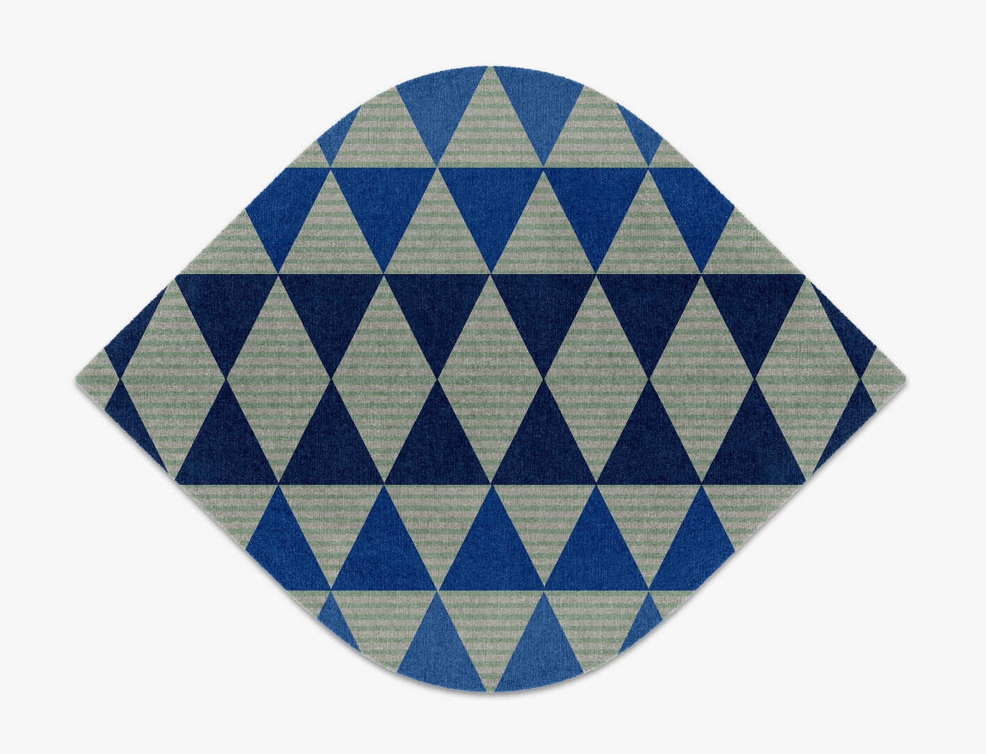 Sierra Geometric Ogee Hand Knotted Tibetan Wool Custom Rug by Rug Artisan