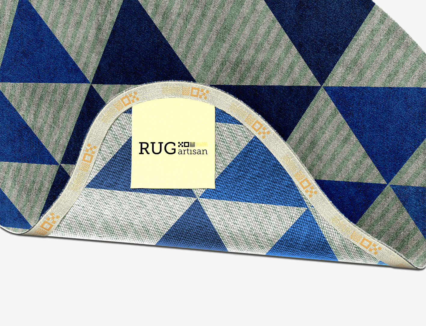 Sierra Geometric Splash Hand Knotted Bamboo Silk Custom Rug by Rug Artisan
