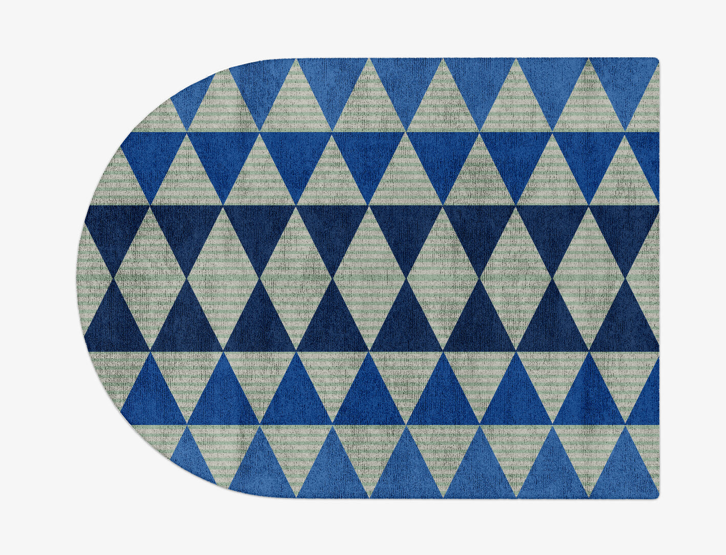 Sierra Geometric Arch Hand Tufted Bamboo Silk Custom Rug by Rug Artisan