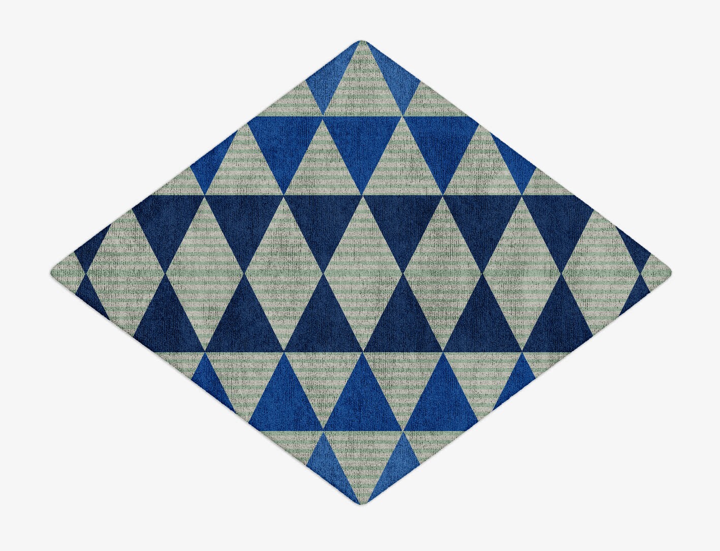 Sierra Geometric Diamond Hand Tufted Bamboo Silk Custom Rug by Rug Artisan