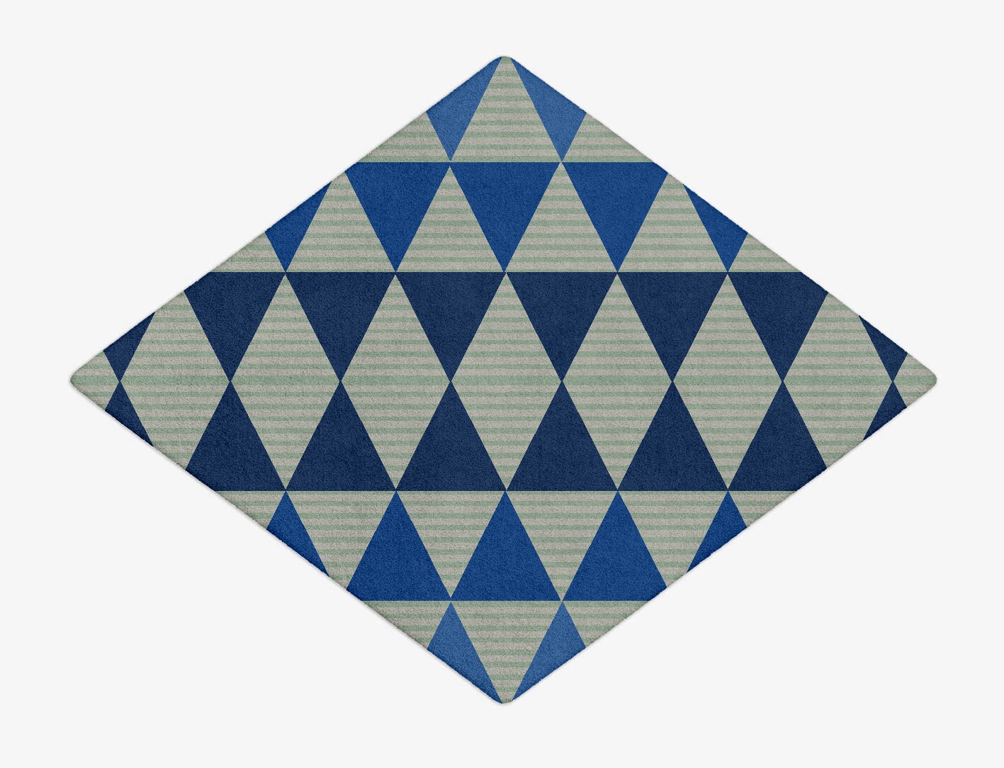 Sierra Geometric Diamond Hand Tufted Pure Wool Custom Rug by Rug Artisan