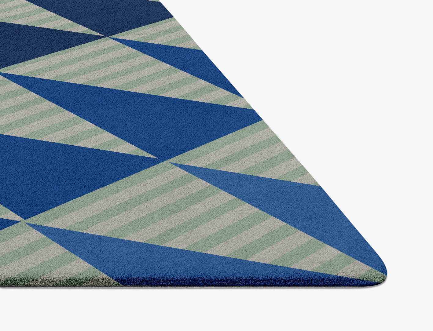 Sierra Geometric Diamond Hand Tufted Pure Wool Custom Rug by Rug Artisan