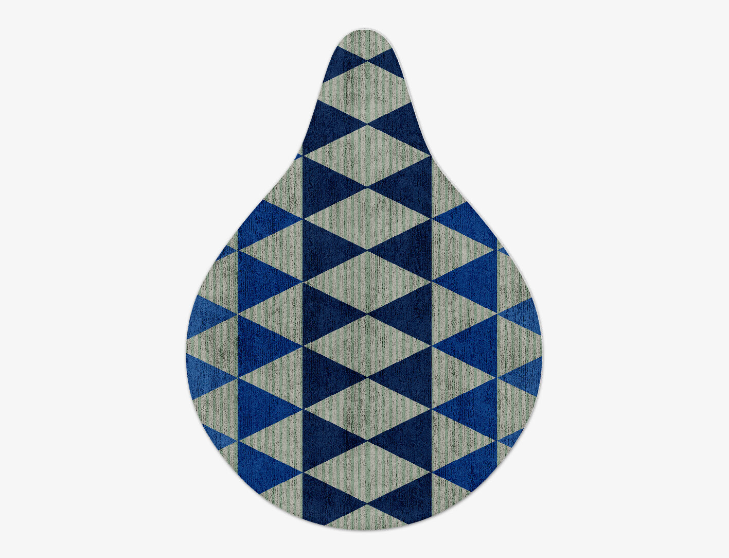Sierra Geometric Drop Hand Tufted Bamboo Silk Custom Rug by Rug Artisan