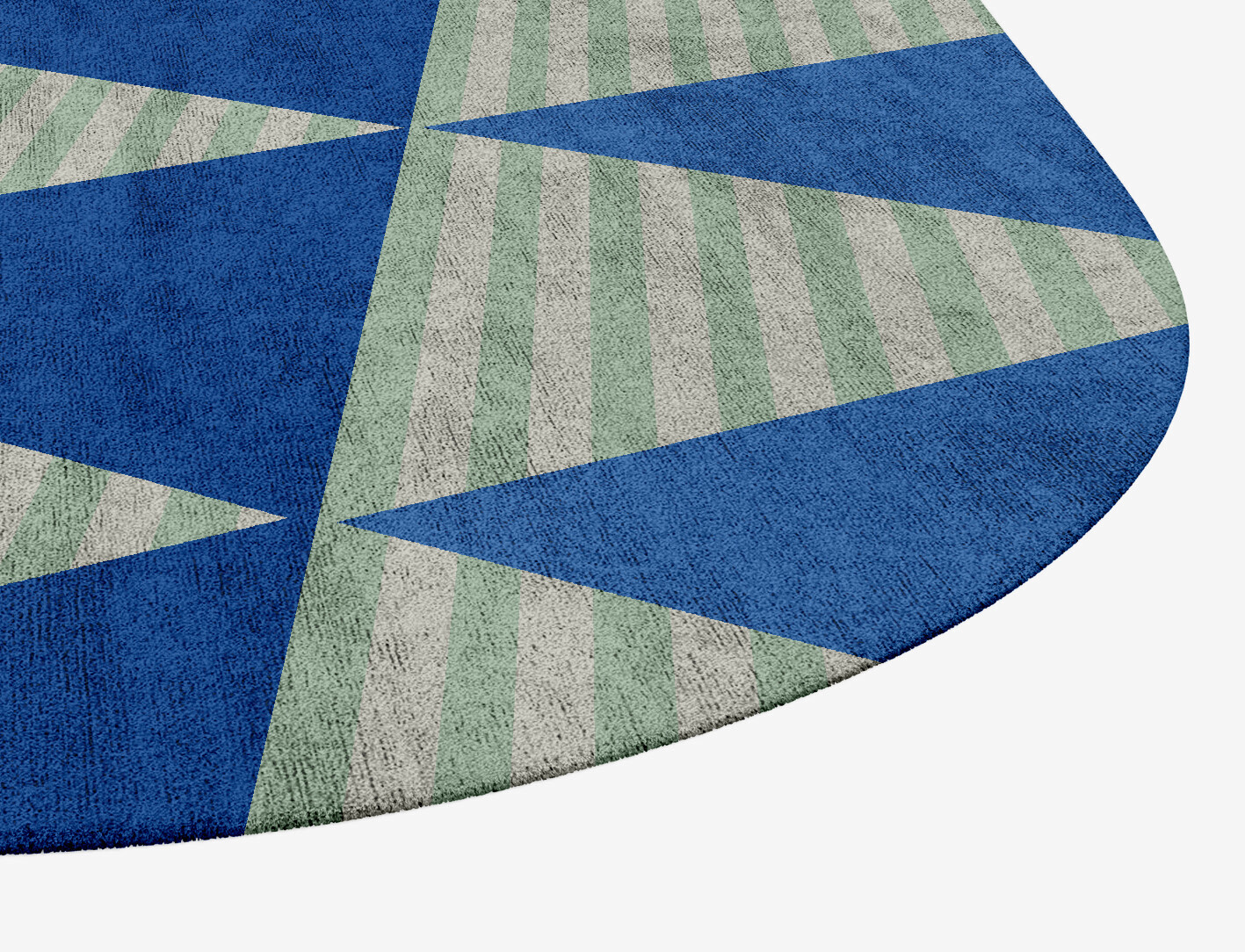 Sierra Geometric Eight Hand Tufted Bamboo Silk Custom Rug by Rug Artisan