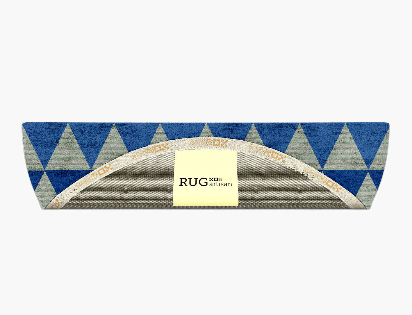 Sierra Geometric Halfmoon Hand Tufted Bamboo Silk Custom Rug by Rug Artisan