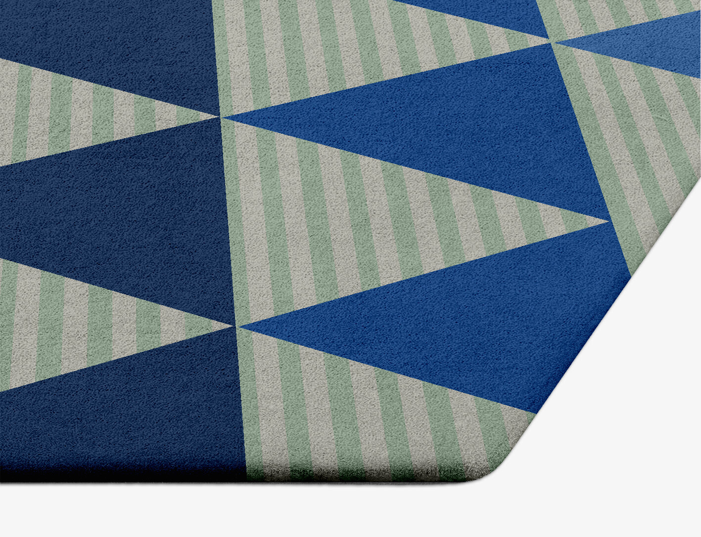 Sierra Geometric Hexagon Hand Tufted Pure Wool Custom Rug by Rug Artisan
