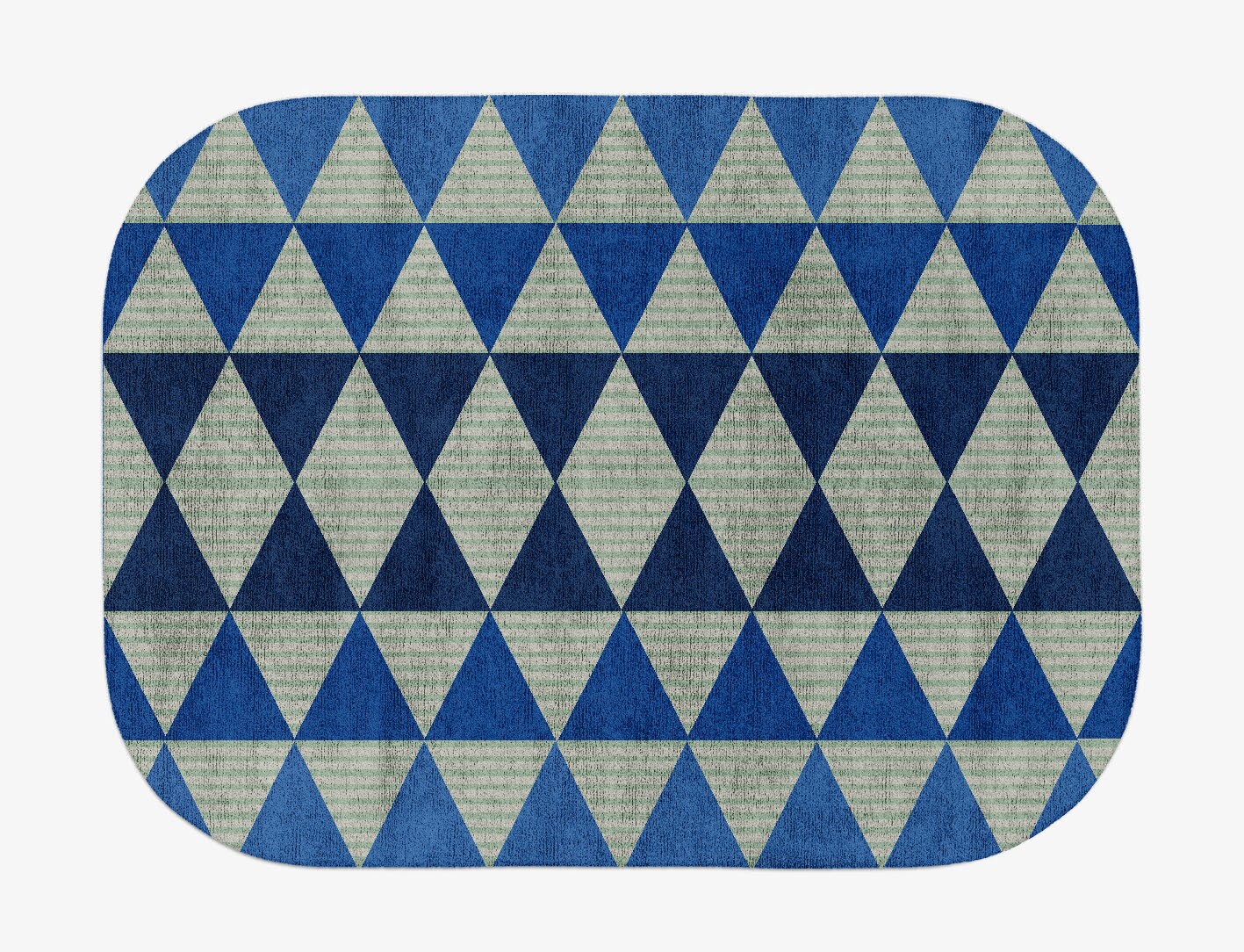 Sierra Geometric Oblong Hand Tufted Bamboo Silk Custom Rug by Rug Artisan