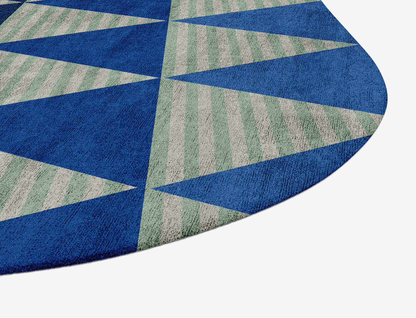 Sierra Geometric Oblong Hand Tufted Bamboo Silk Custom Rug by Rug Artisan