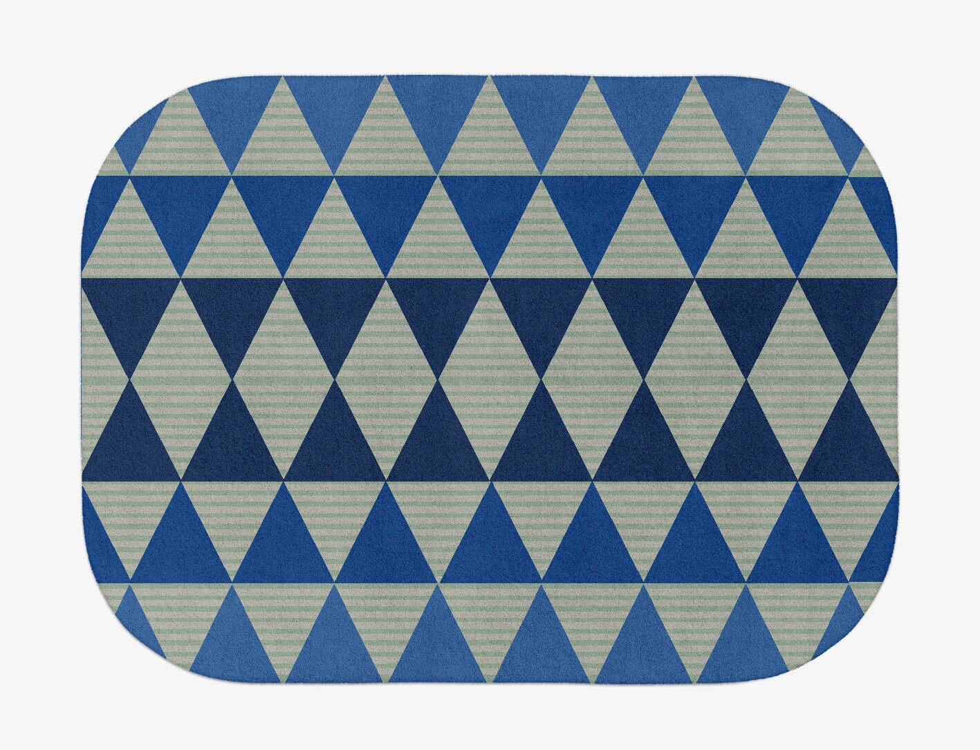 Sierra Geometric Oblong Hand Tufted Pure Wool Custom Rug by Rug Artisan