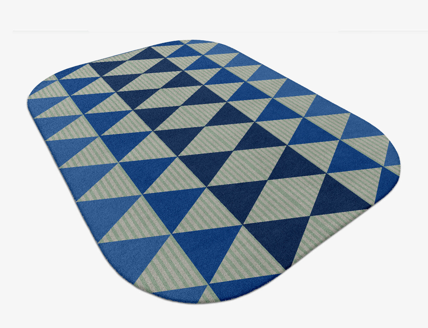 Sierra Geometric Oblong Hand Tufted Pure Wool Custom Rug by Rug Artisan