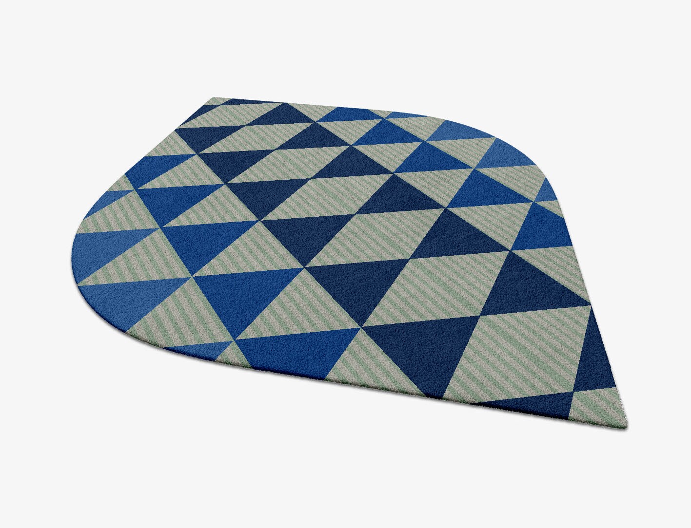 Sierra Geometric Ogee Hand Tufted Pure Wool Custom Rug by Rug Artisan