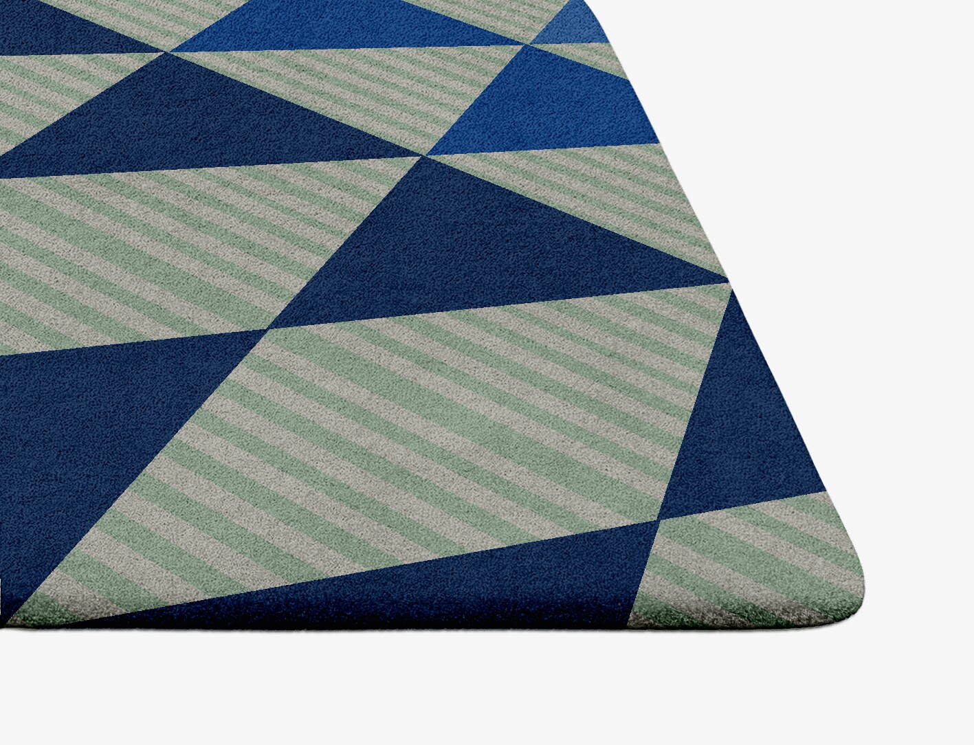 Sierra Geometric Ogee Hand Tufted Pure Wool Custom Rug by Rug Artisan