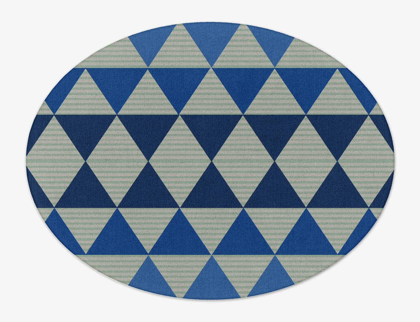 Sierra Geometric Oval Hand Tufted Pure Wool Custom Rug by Rug Artisan