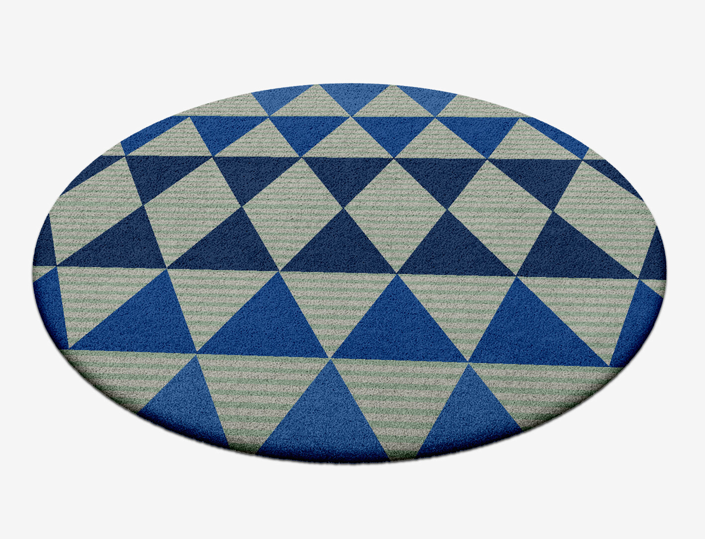 Sierra Geometric Round Hand Tufted Pure Wool Custom Rug by Rug Artisan