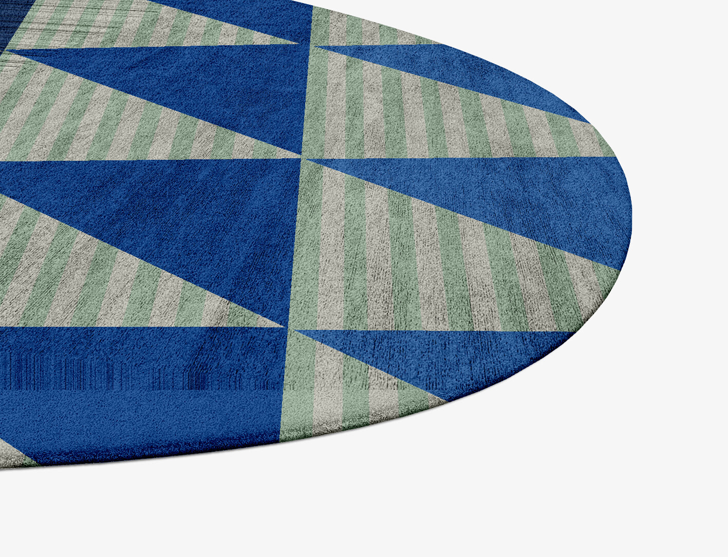 Sierra Geometric Splash Hand Tufted Bamboo Silk Custom Rug by Rug Artisan