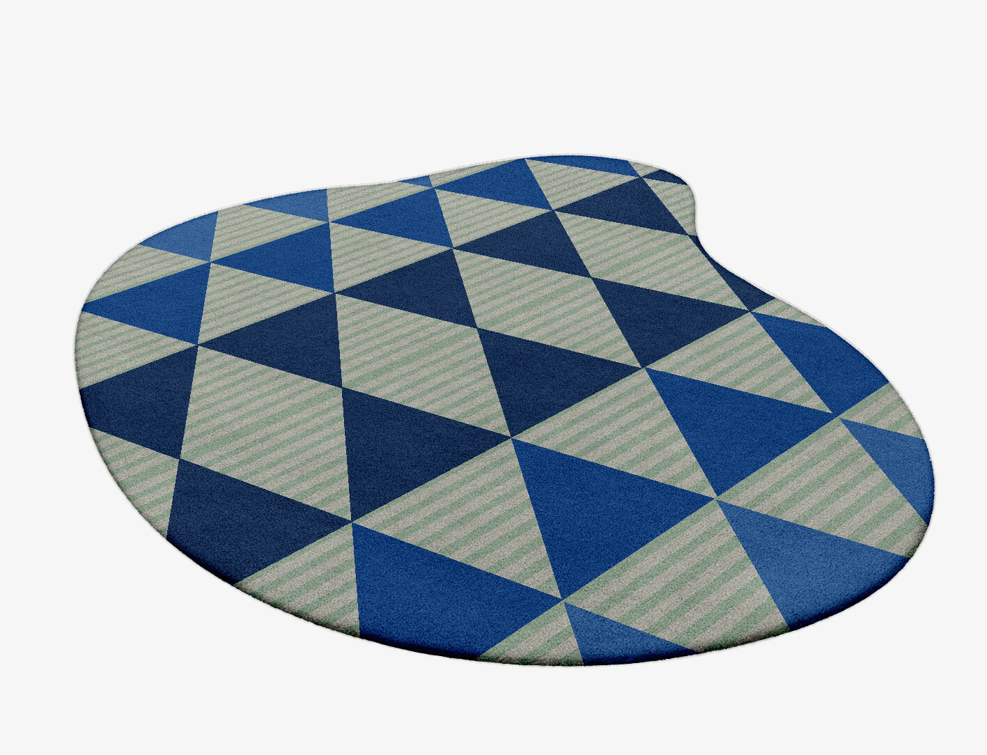 Sierra Geometric Splash Hand Tufted Pure Wool Custom Rug by Rug Artisan