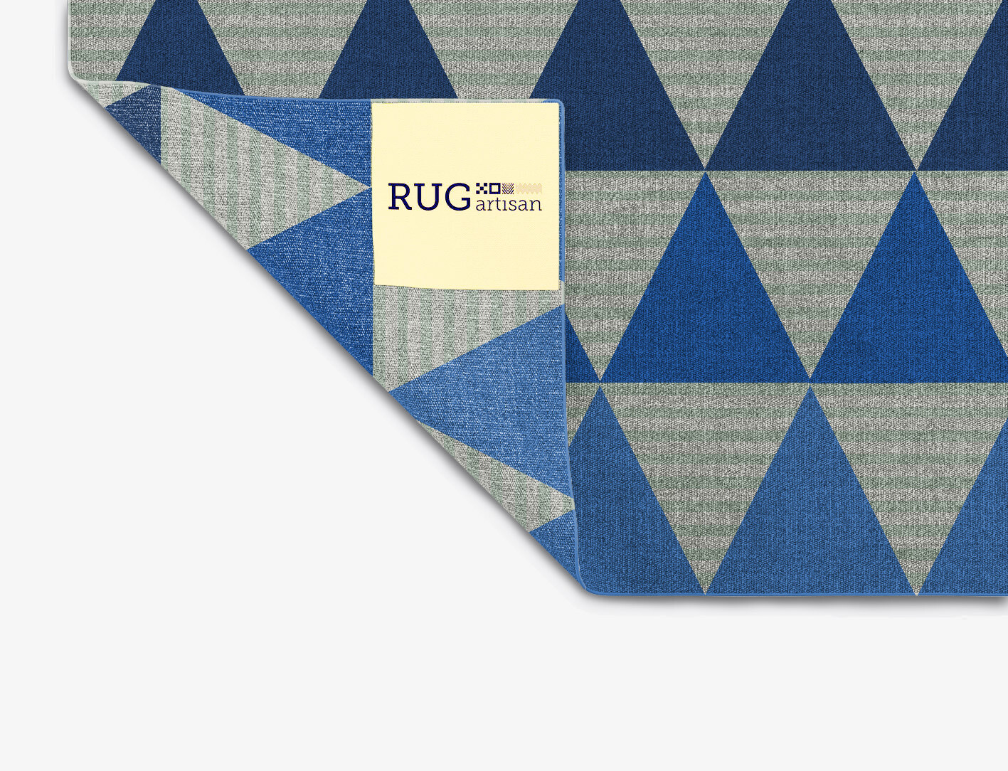 Sierra Geometric Rectangle Outdoor Recycled Yarn Custom Rug by Rug Artisan