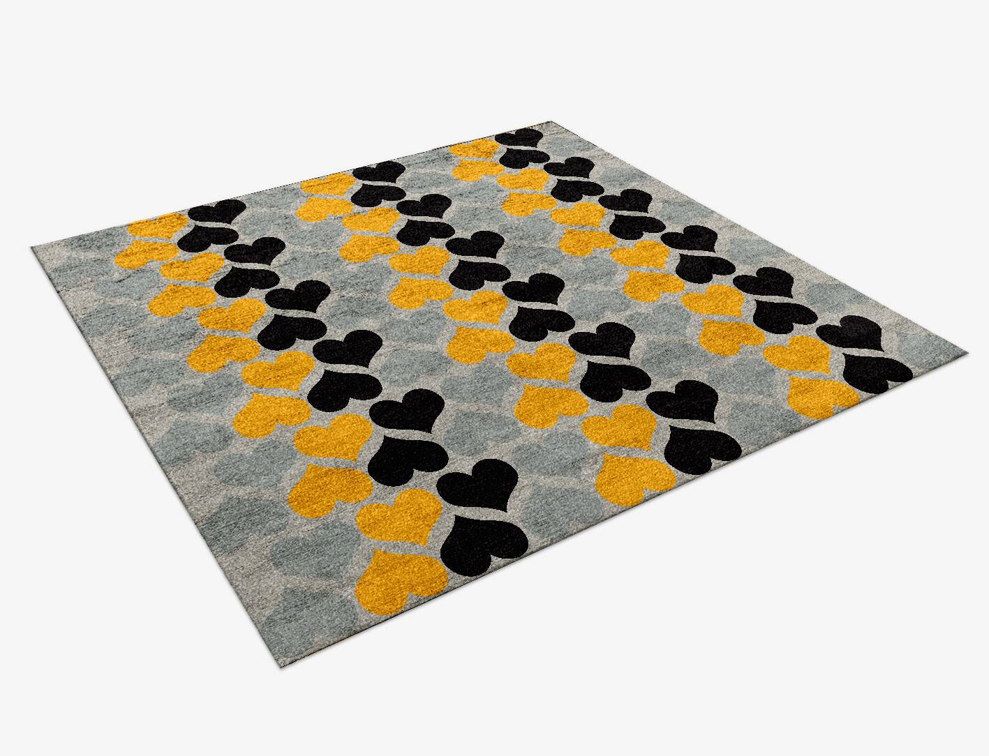 Silphium Kids Square Hand Knotted Bamboo Silk Custom Rug by Rug Artisan