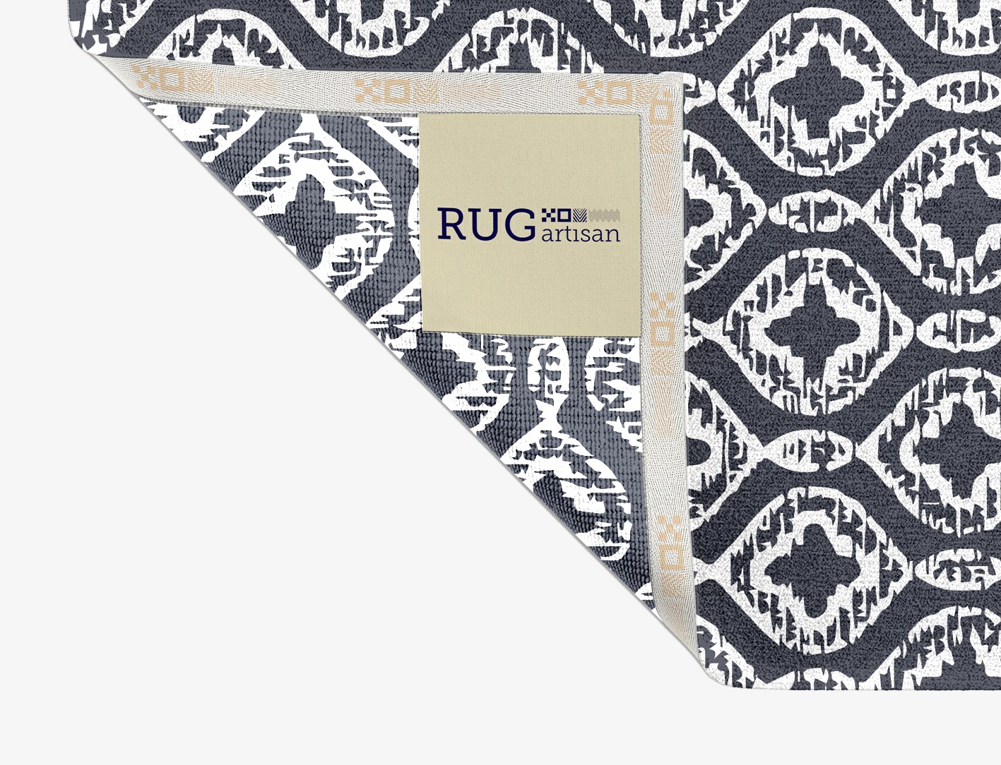 Silver Scale Monochrome Rectangle Hand Knotted Tibetan Wool Custom Rug by Rug Artisan