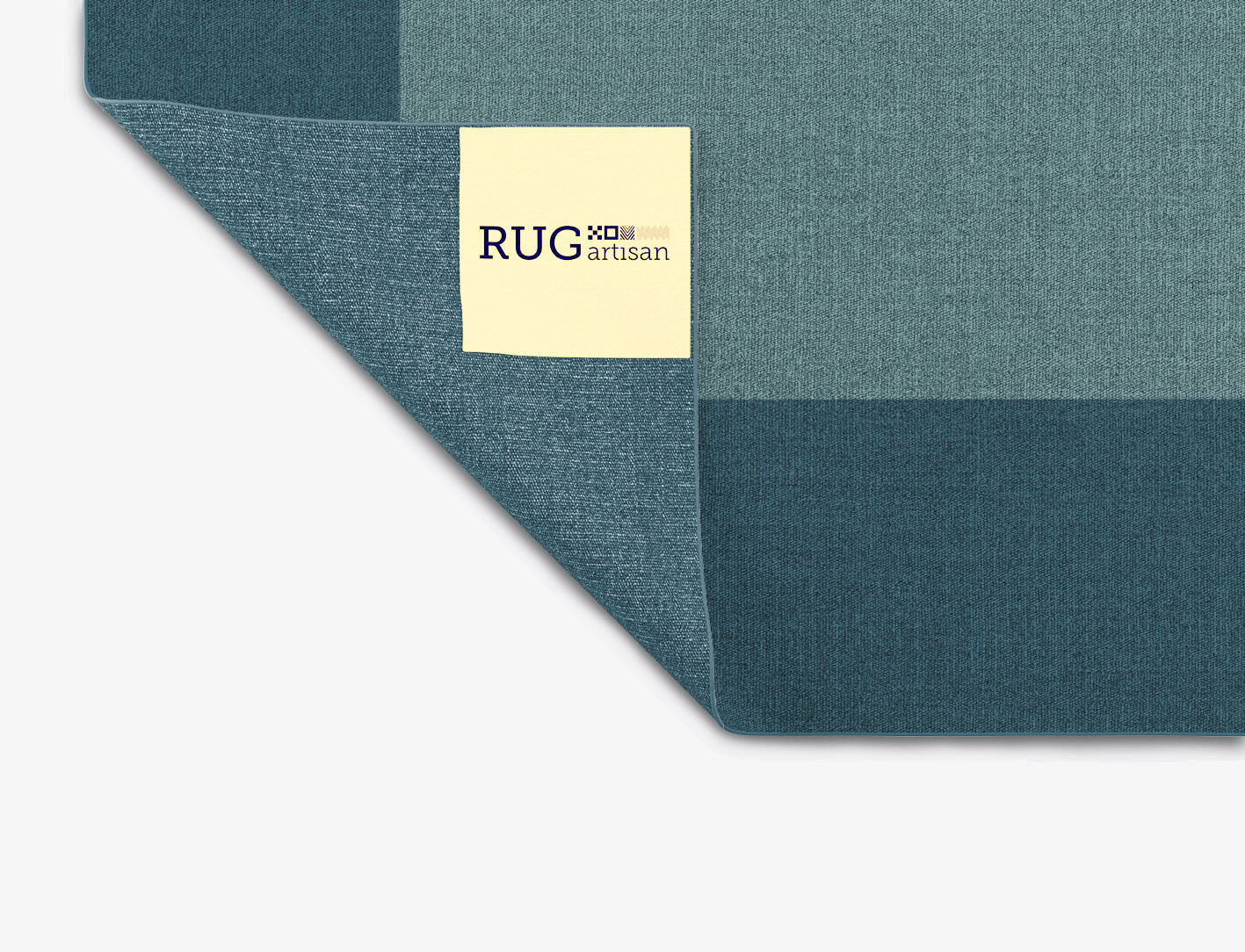 Simple Border Geometric Rectangle Flatweave New Zealand Wool Custom Rug by Rug Artisan