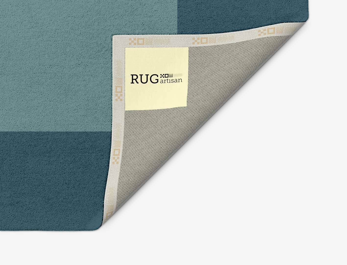 Simple Border Geometric Arch Hand Tufted Pure Wool Custom Rug by Rug Artisan