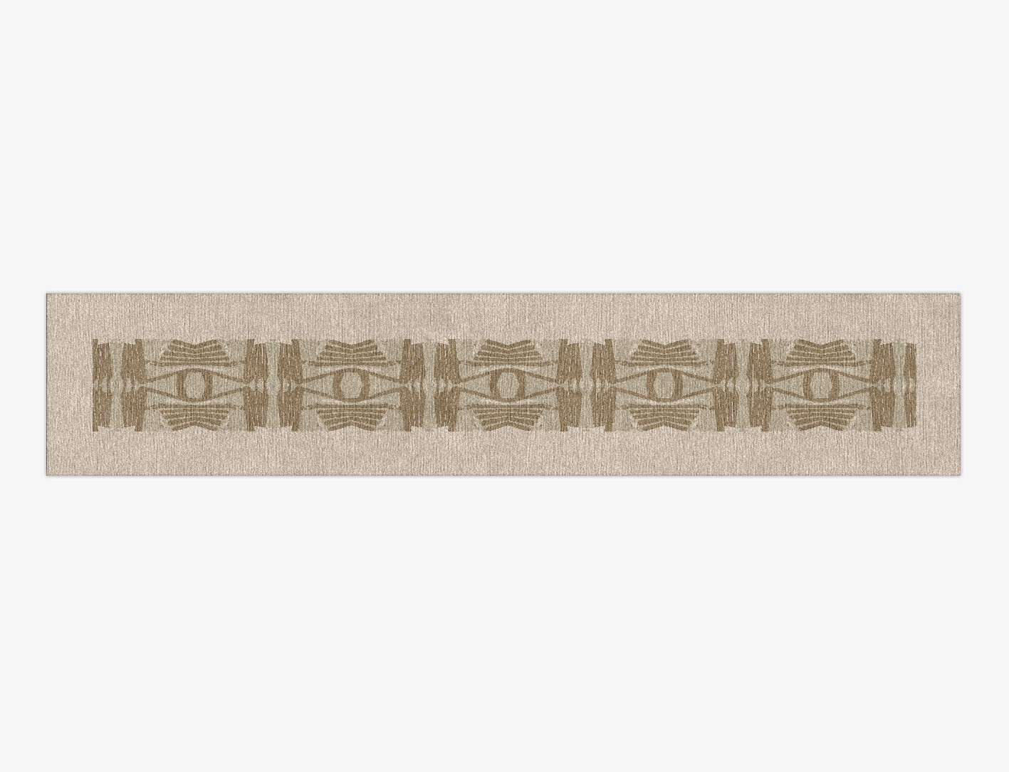 Simplicity Origami Runner Hand Knotted Tibetan Wool Custom Rug by Rug Artisan
