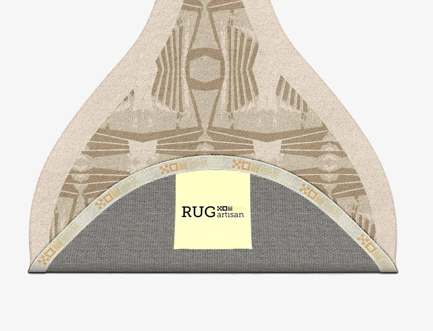 Simplicity Origami Drop Hand Tufted Pure Wool Custom Rug by Rug Artisan
