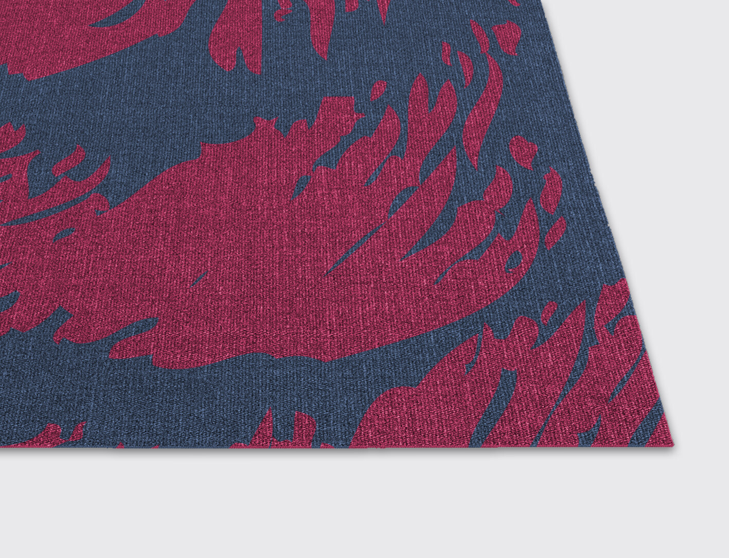 Skein Abstract Rectangle Flatweave New Zealand Wool Custom Rug by Rug Artisan