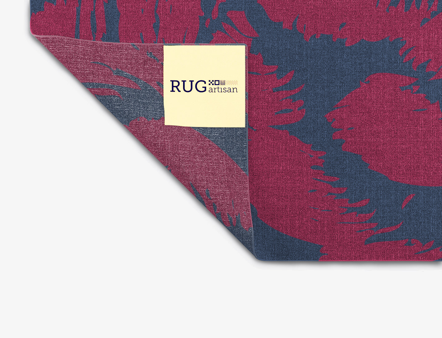 Skein Abstract Square Flatweave New Zealand Wool Custom Rug by Rug Artisan