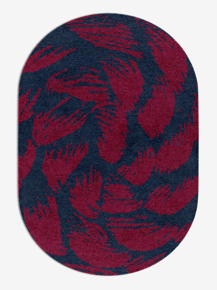 Skein Abstract Capsule Hand Knotted Tibetan Wool Custom Rug by Rug Artisan