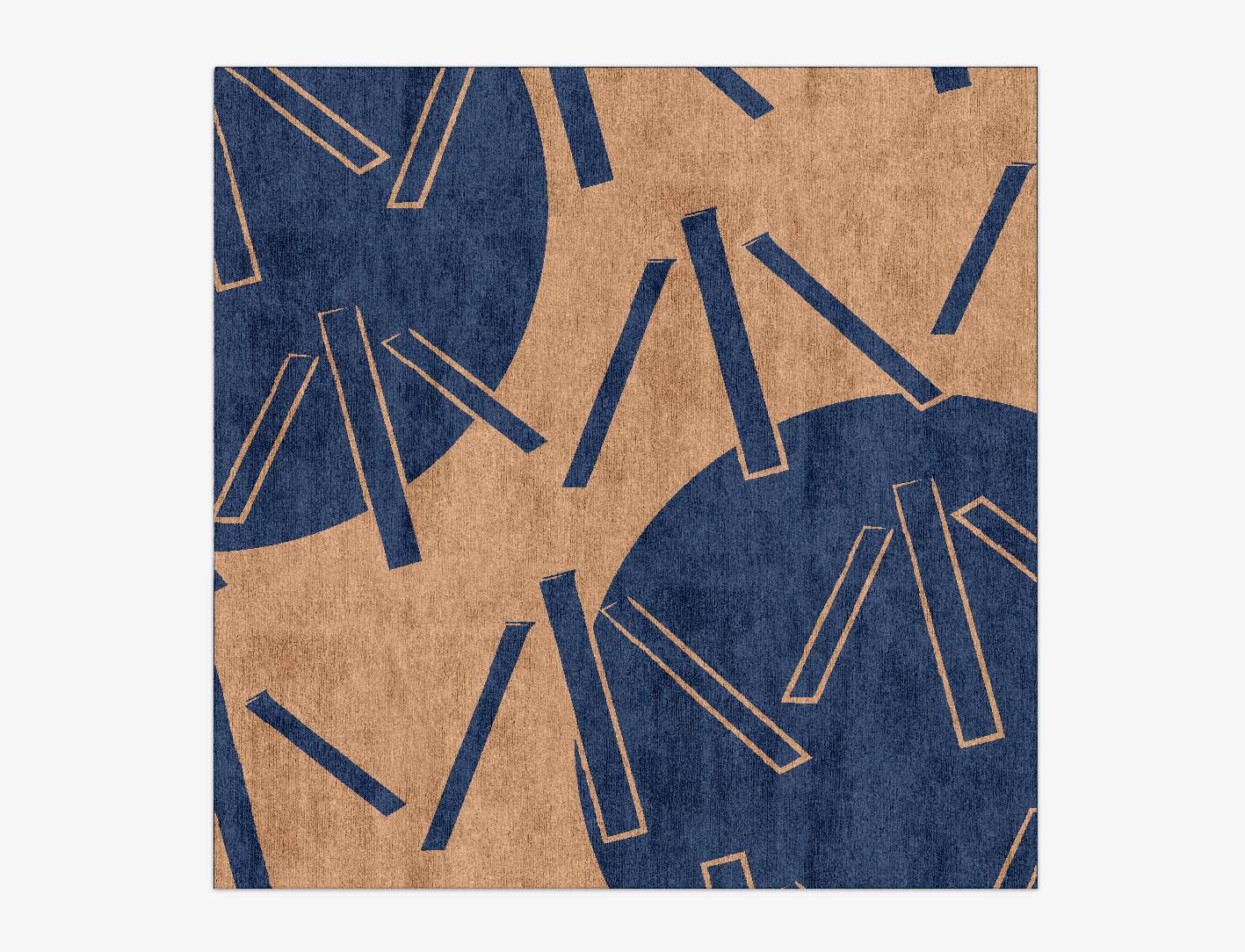 Skelf Kid Square Hand Knotted Bamboo Silk Custom Rug by Rug Artisan