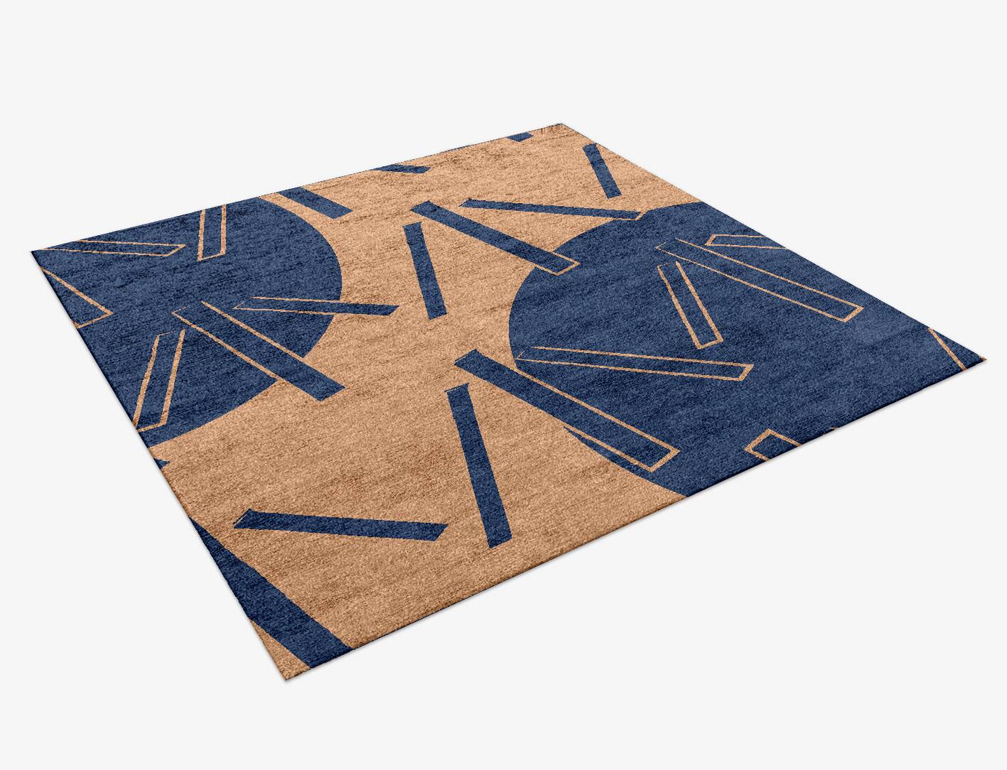 Skelf Kid Square Hand Knotted Bamboo Silk Custom Rug by Rug Artisan