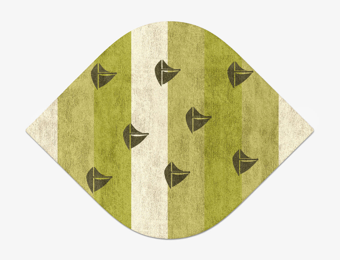 Skiff Kids Ogee Hand Tufted Bamboo Silk Custom Rug by Rug Artisan