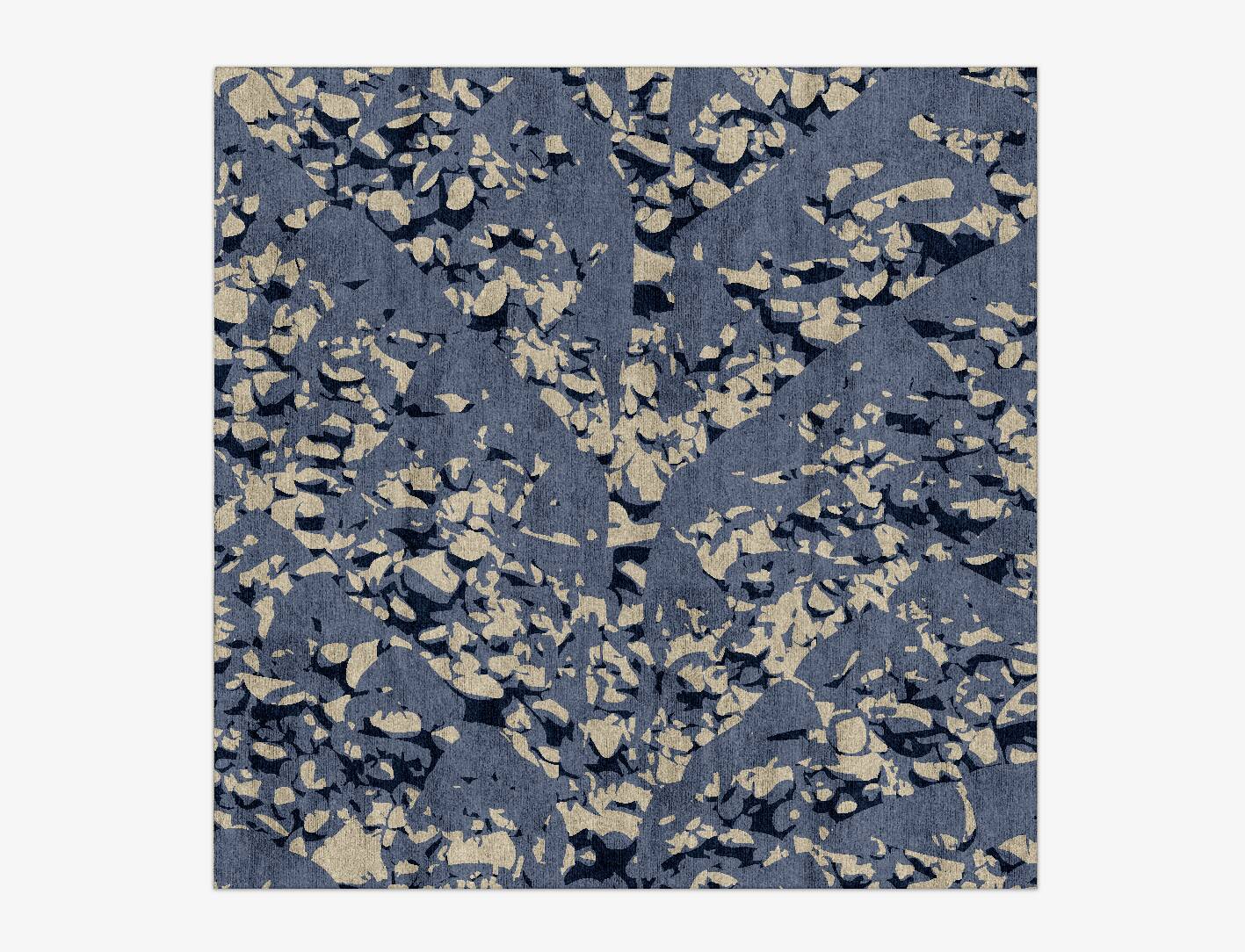 Skleros Abstract Square Hand Knotted Bamboo Silk Custom Rug by Rug Artisan