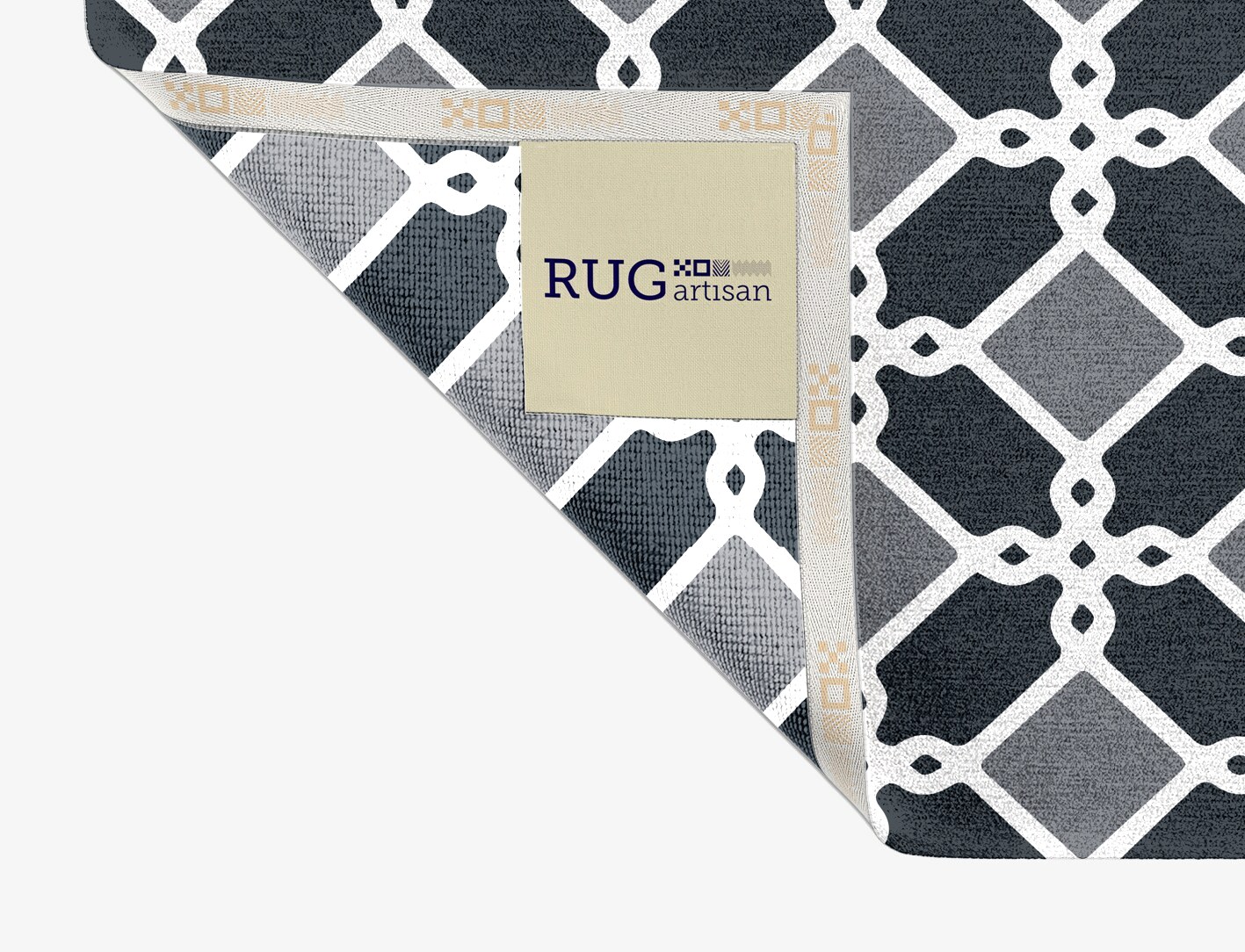 Slate Monochrome Rectangle Hand Knotted Tibetan Wool Custom Rug by Rug Artisan