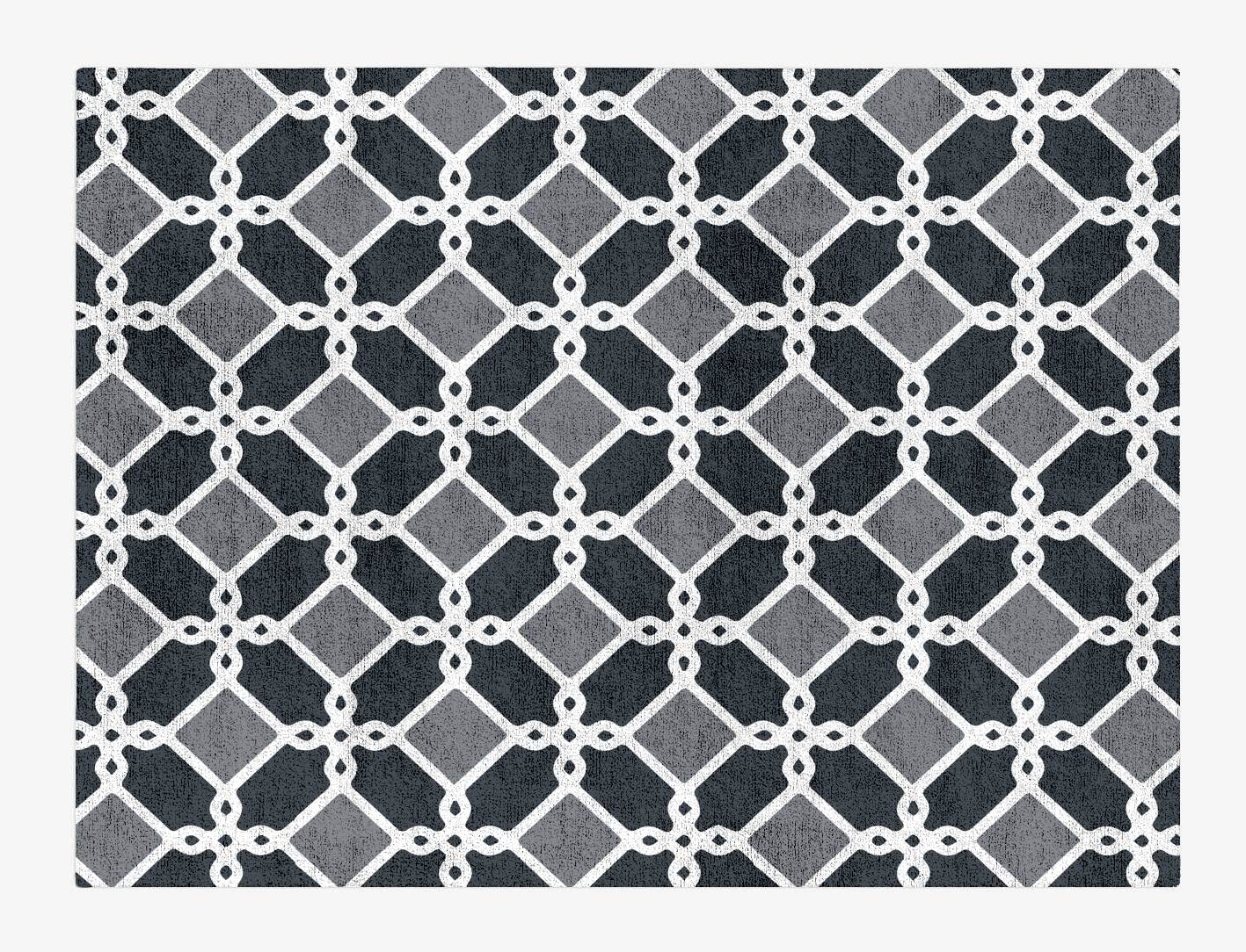 Slate Monochrome Rectangle Hand Tufted Bamboo Silk Custom Rug by Rug Artisan