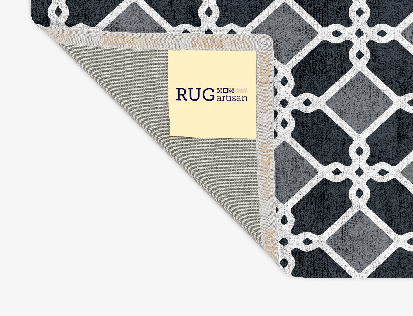 Slate Monochrome Rectangle Hand Tufted Bamboo Silk Custom Rug by Rug Artisan