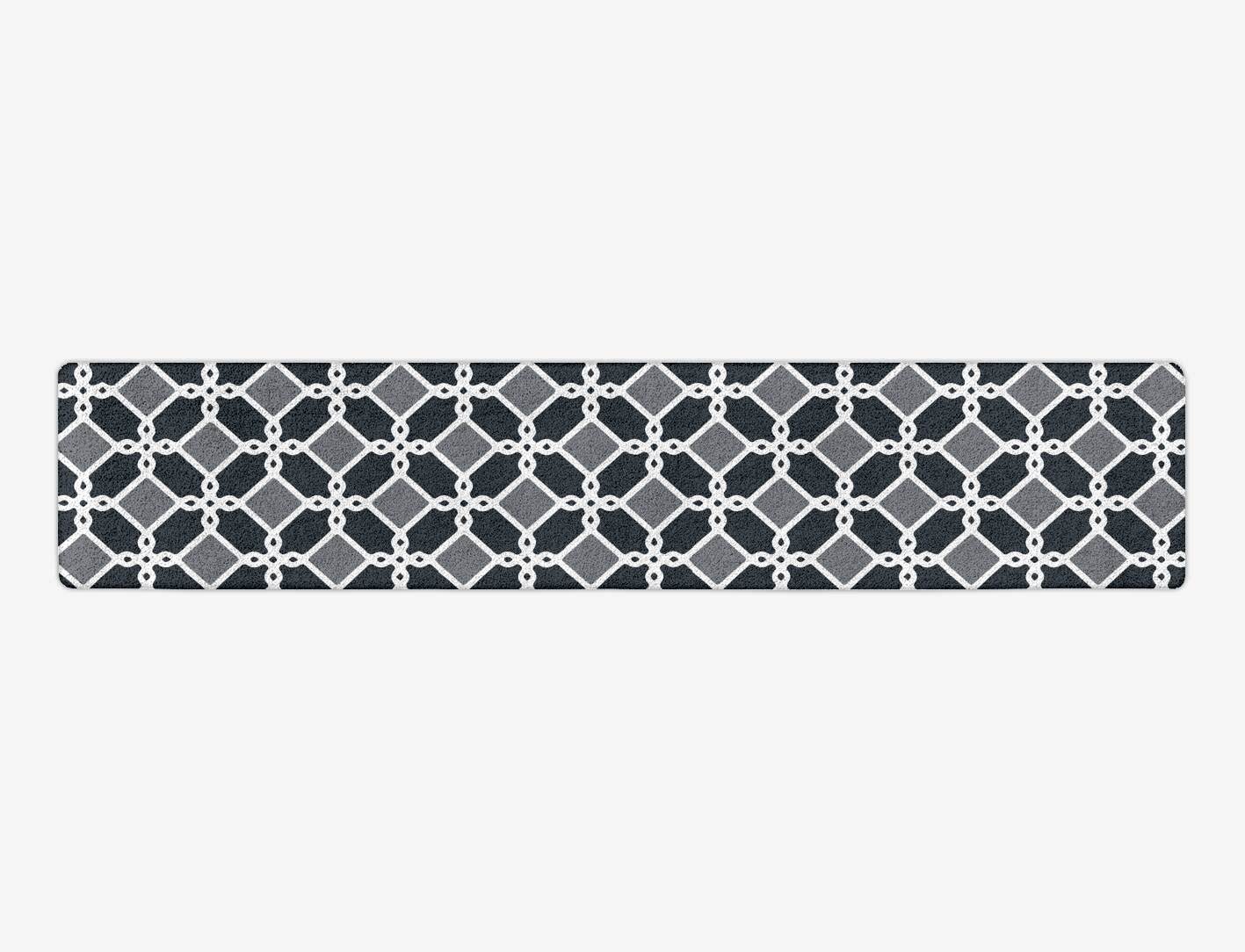 Slate Monochrome Runner Hand Tufted Pure Wool Custom Rug by Rug Artisan
