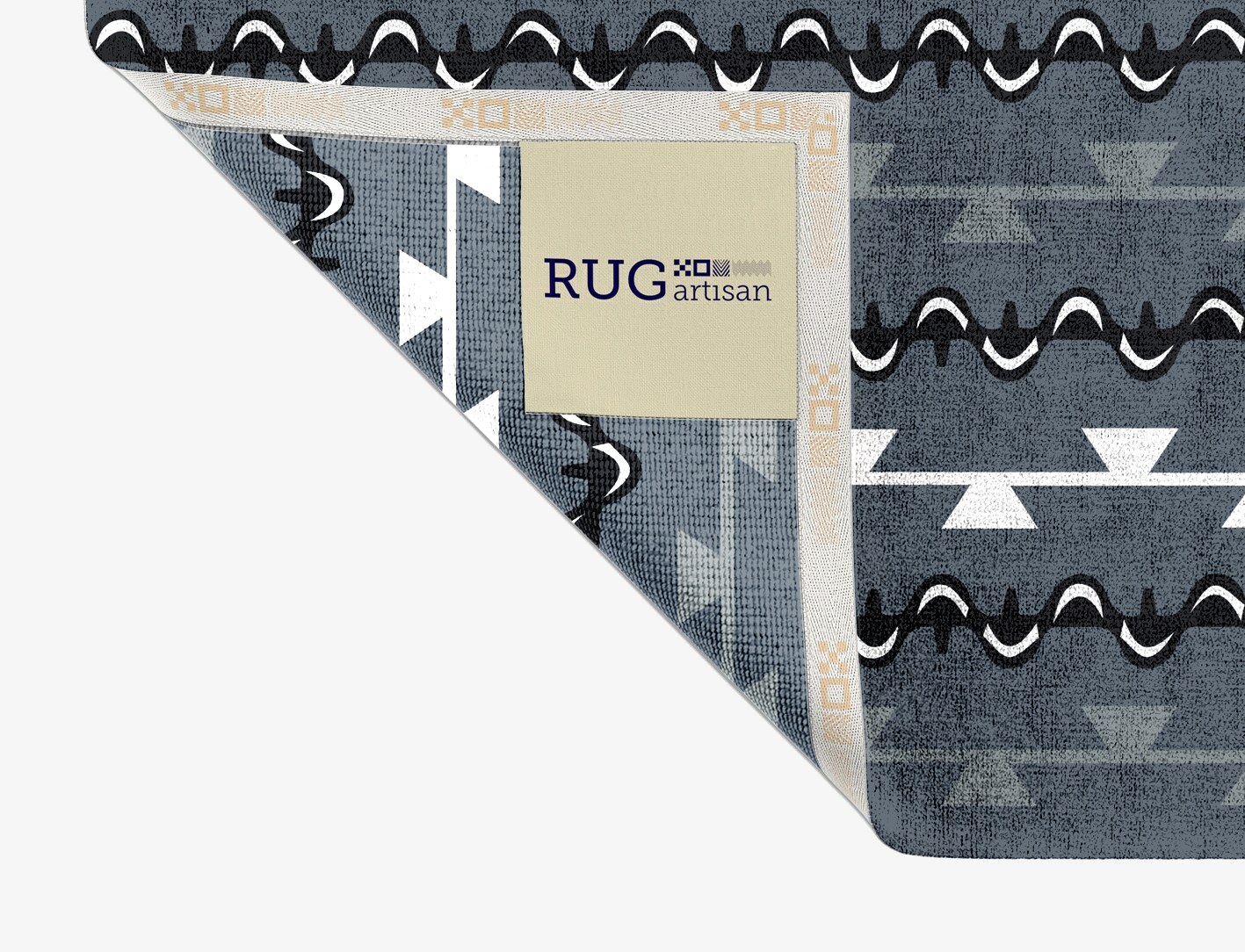 Slate Rosary Monochrome Rectangle Hand Knotted Bamboo Silk Custom Rug by Rug Artisan