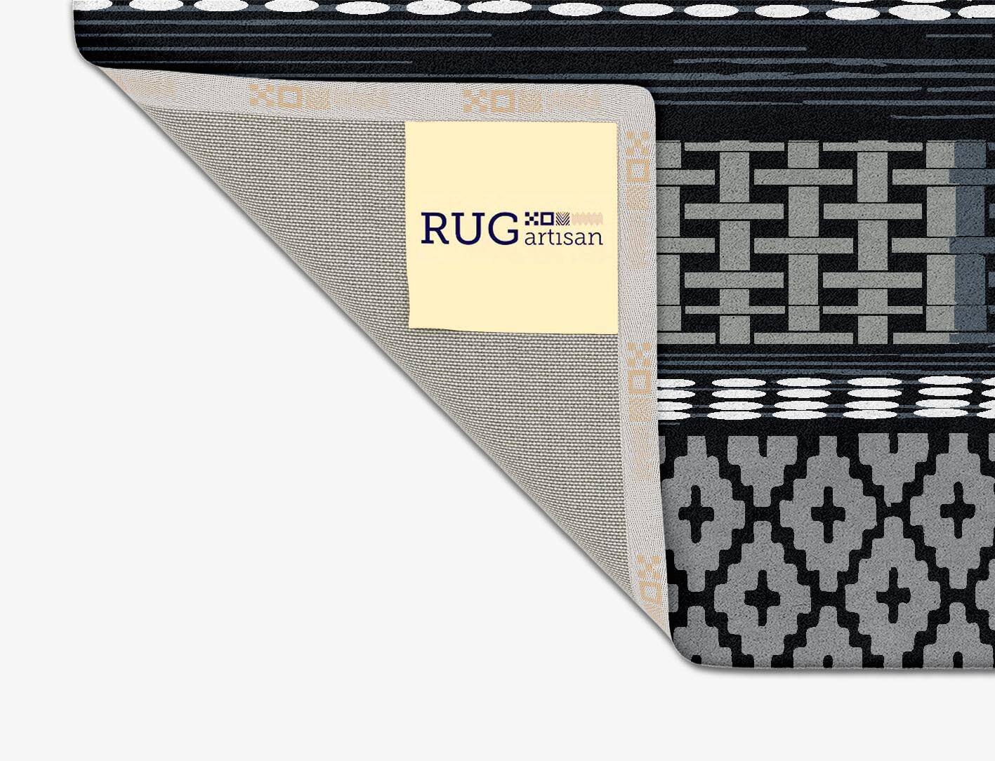Slate Russet Monochrome Square Hand Tufted Pure Wool Custom Rug by Rug Artisan