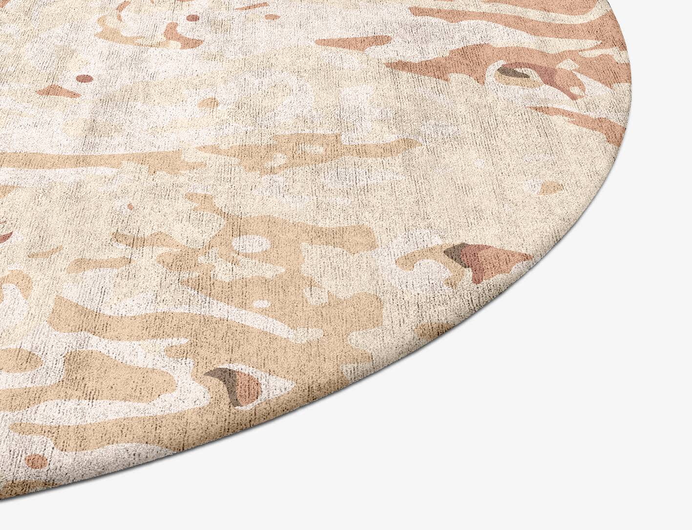 Sludge Surface Art Oval Hand Tufted Bamboo Silk Custom Rug by Rug Artisan