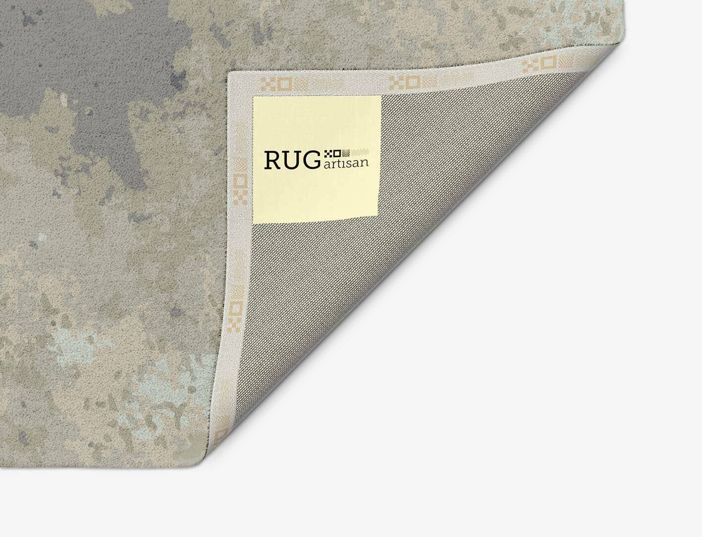 Smog Brush Strokes Arch Hand Tufted Pure Wool Custom Rug by Rug Artisan