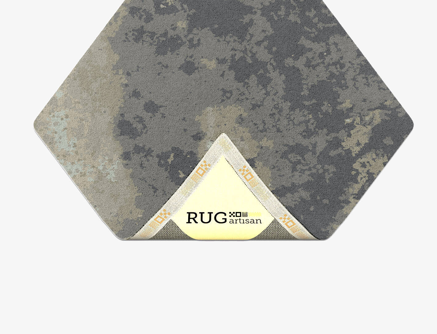 Smog Brush Strokes Diamond Hand Tufted Pure Wool Custom Rug by Rug Artisan