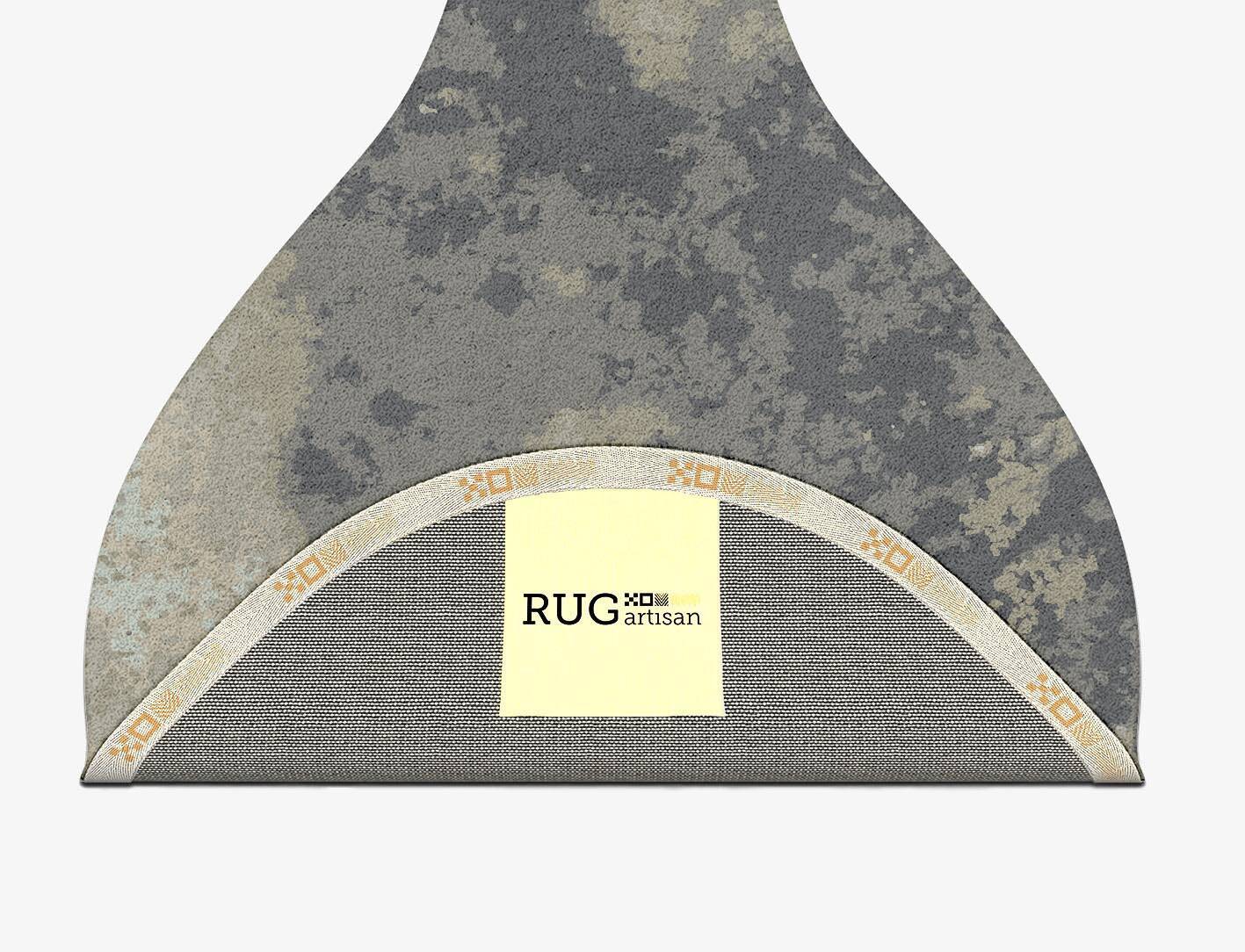 Smog Brush Strokes Drop Hand Tufted Pure Wool Custom Rug by Rug Artisan