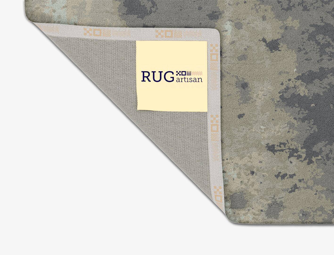 Smog Brush Strokes Square Hand Tufted Pure Wool Custom Rug by Rug Artisan