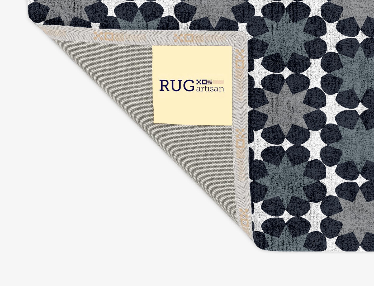 Smoke Screen Monochrome Rectangle Hand Tufted Bamboo Silk Custom Rug by Rug Artisan