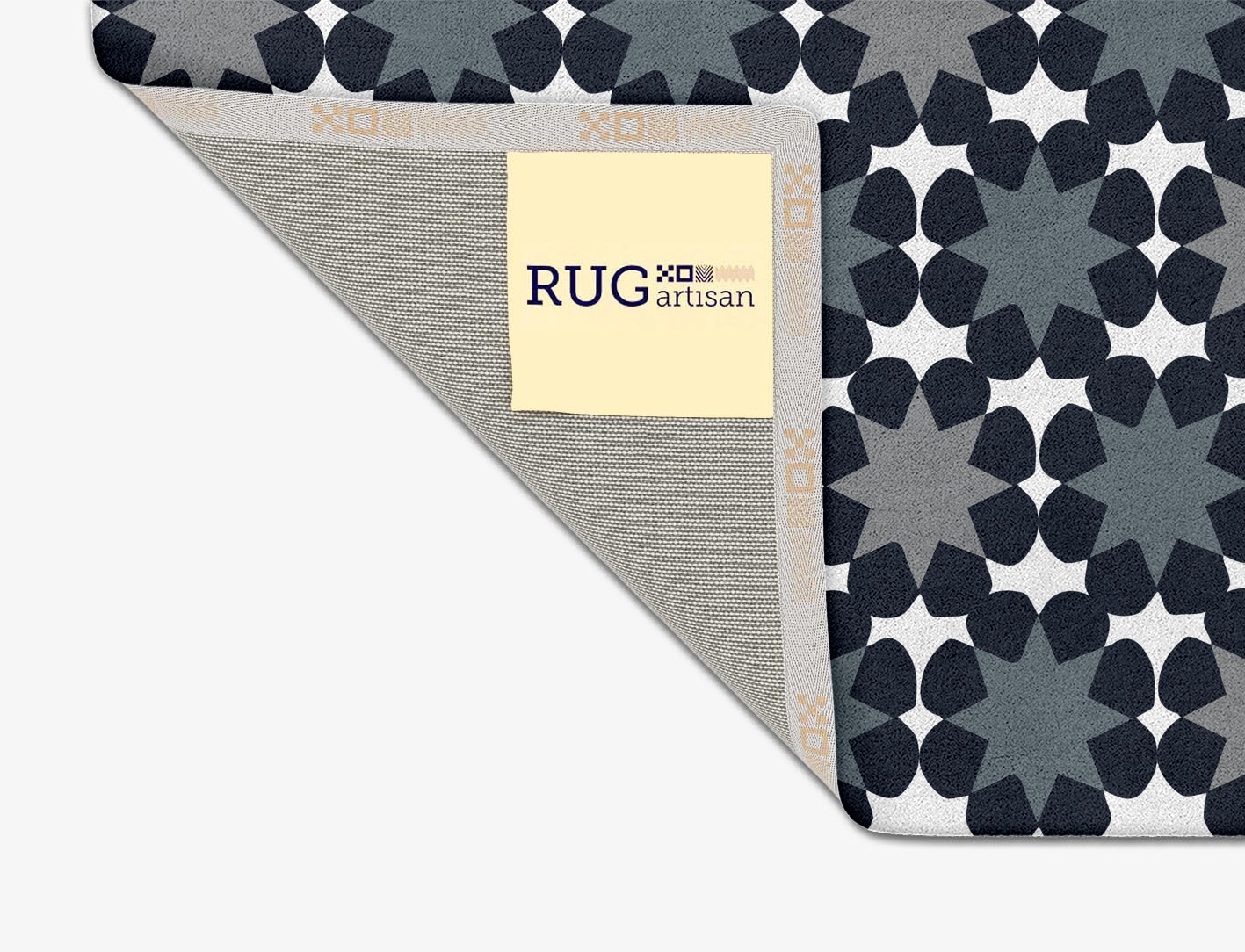 Smoke Screen Monochrome Square Hand Tufted Pure Wool Custom Rug by Rug Artisan