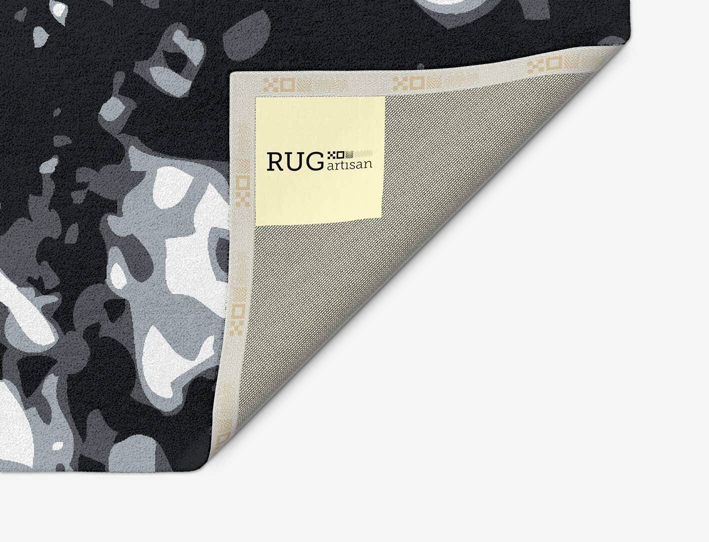 Smoky Embers Monochrome Arch Hand Tufted Pure Wool Custom Rug by Rug Artisan