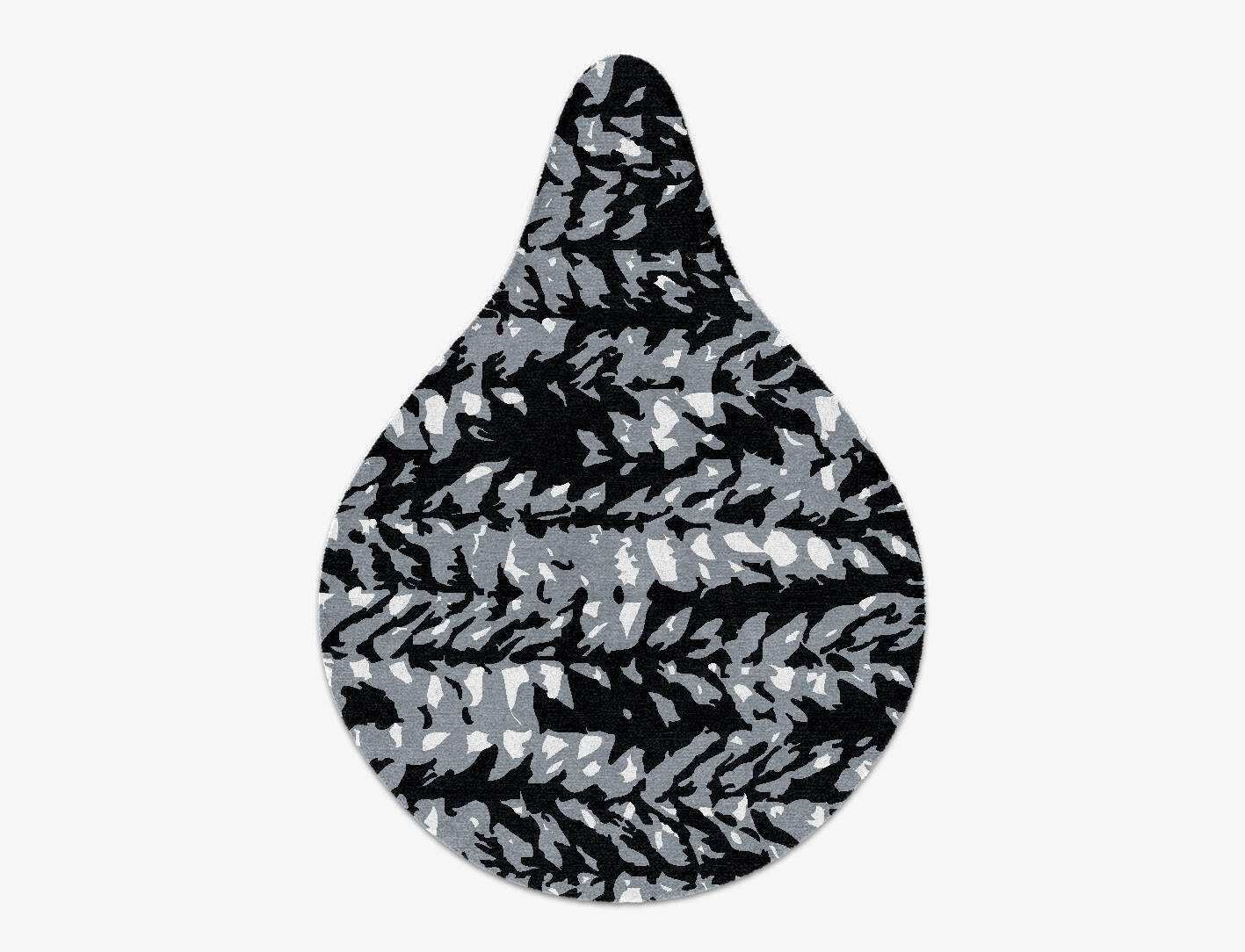Smoky Mead Monochrome Drop Hand Knotted Tibetan Wool Custom Rug by Rug Artisan
